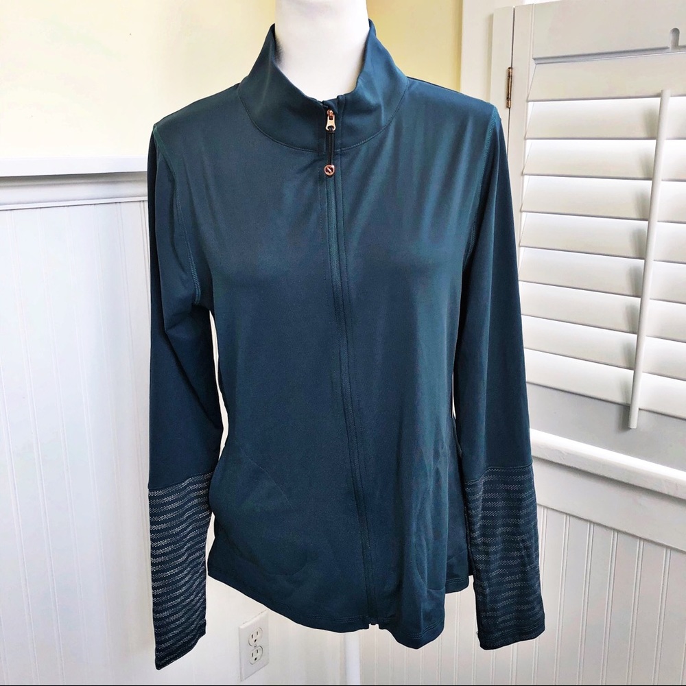 Shape NWT Dk Teal Reflective Refine Jacket - L
